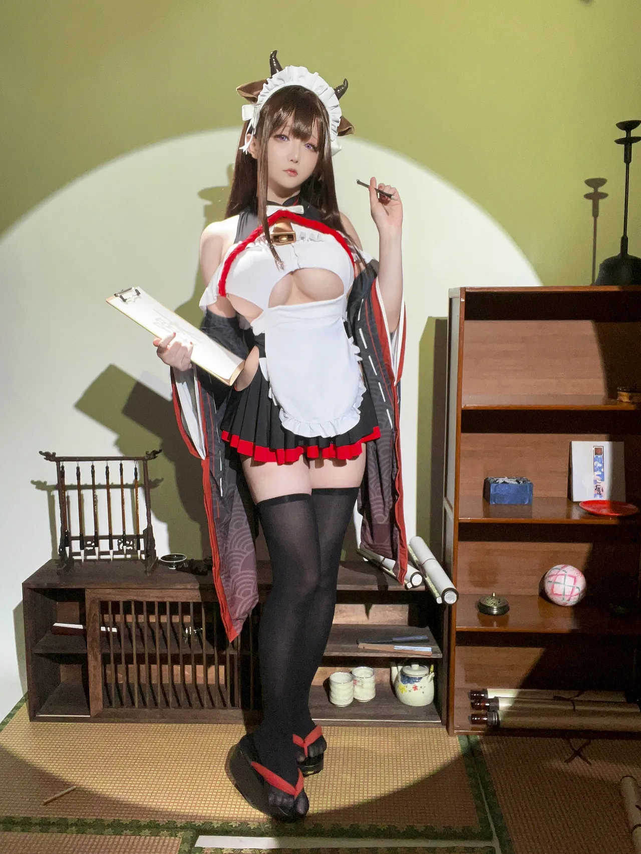 星之迟迟 2023-12月计划B - 碧蓝航线-樫野 女仆-erohere76.webp